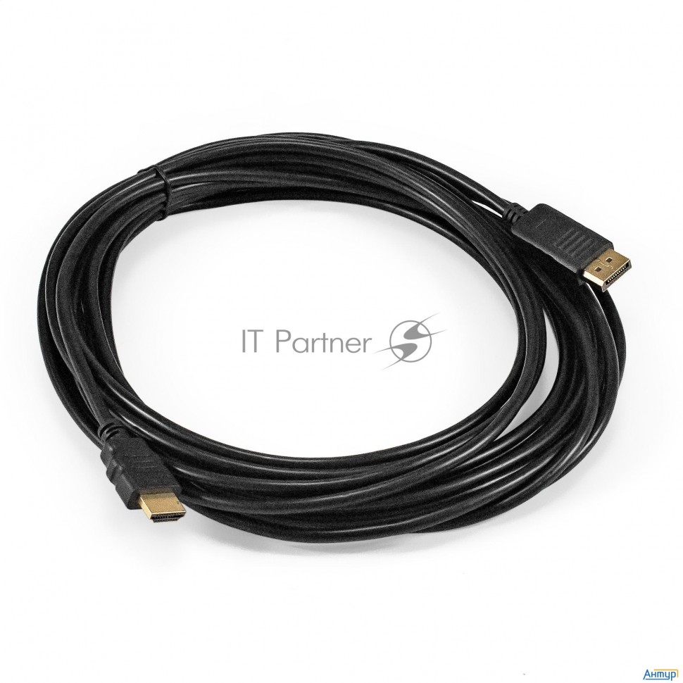 Кабель Displayport-hdmi Exegate Ex-cc-dp-hdmi-7.5 (20m/19m, 7,5м, экран)