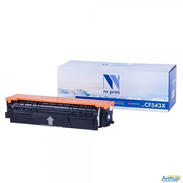 Nv Print Cf543x Картридж для Hp Clj Pro M254nw/dw/m280nw/m281fdn/m281fdw, M, 2,5k