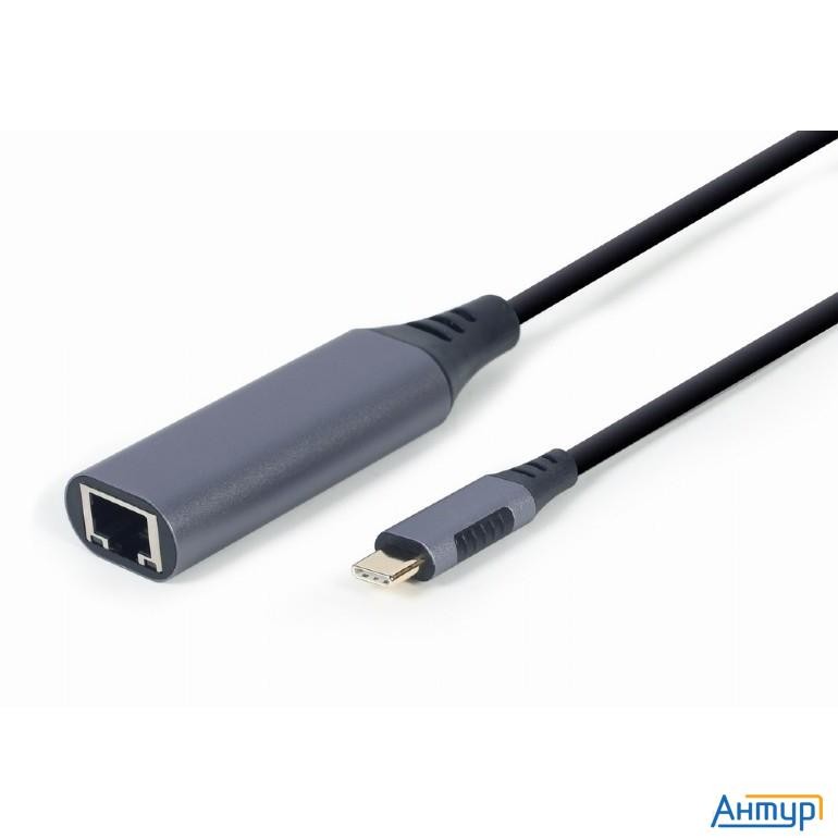 Cablexpert A-usb3c-lan-01 Адаптер интерфейсов Cablexpert A-usb3c-lan-01, Usb-c (вилка) в Гигабитную