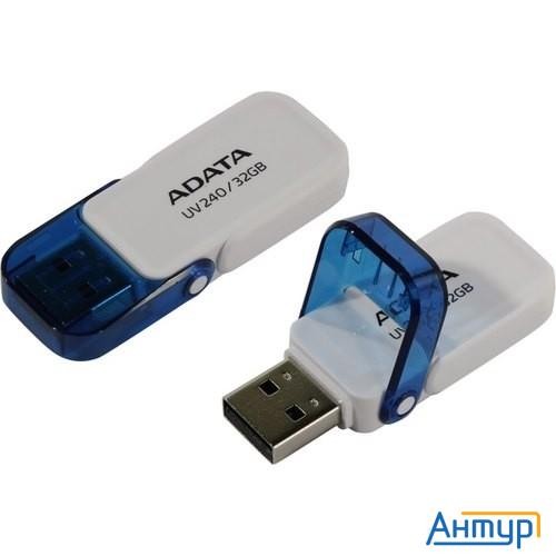 A-data Flash Drive 32gb Uv240, Usb 2.0  Белый Auv240-32g-rwh