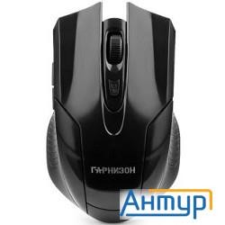 Gembird Мышь беспров. Гарнизон Gmw-410, чип X2, черный, 1600 Dpi, 5 кн.+ колесо-кнопка