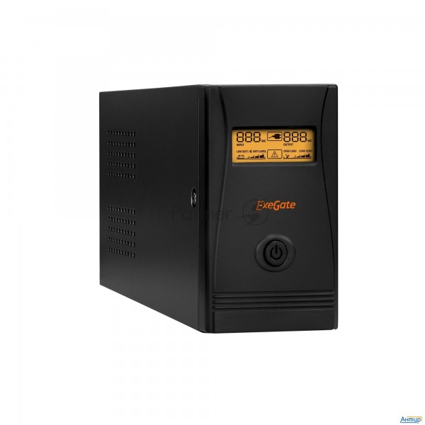 Источник бесперебойного питания Exegate Ep285580rus Specialpro Smart Llb-600.lcd.avr.euro.rj.usb<600