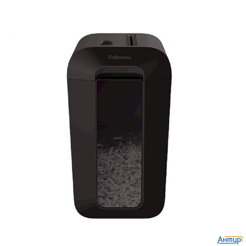 Fellowes Шредер Powershred Lx65 Fs-44007(01), черный {din P-4,  4х37мм, 8 лст., 17 лтр.,  уничт.: ск