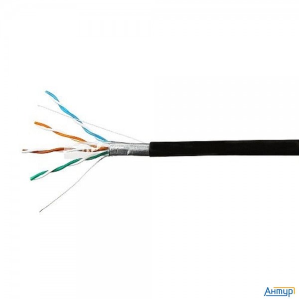 Skynet Кабель Ftp Outdoor 4x2x0,46, медный, Fluke Test, кат.5e, однож., 100 м, Box, черный [csl-ftp-