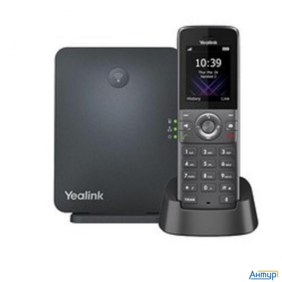 Yealink W73p Dect-трубка (база W70b + трубка W73h) до 10 Sip - аккаунтов, до 10 трубок на базу, до 2