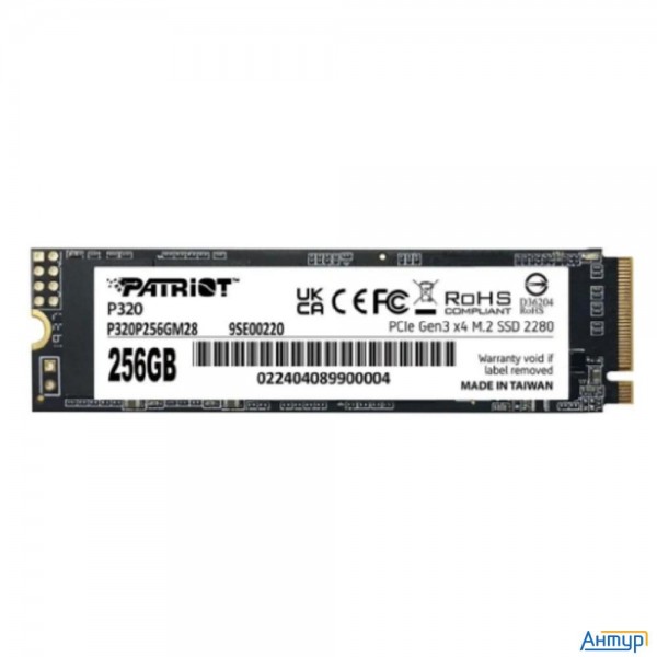 Накопитель Ssd Patriot Pcie 3.0 X4 256gb P320p256gm28 P320 M.2 2280