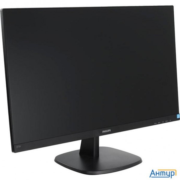 Lcd Philips 27" 273v7qdsb (00/01) черный (ips 1920x1080 5мс 16:9 250cd 178/178 Dvi Hdmi D-sub)