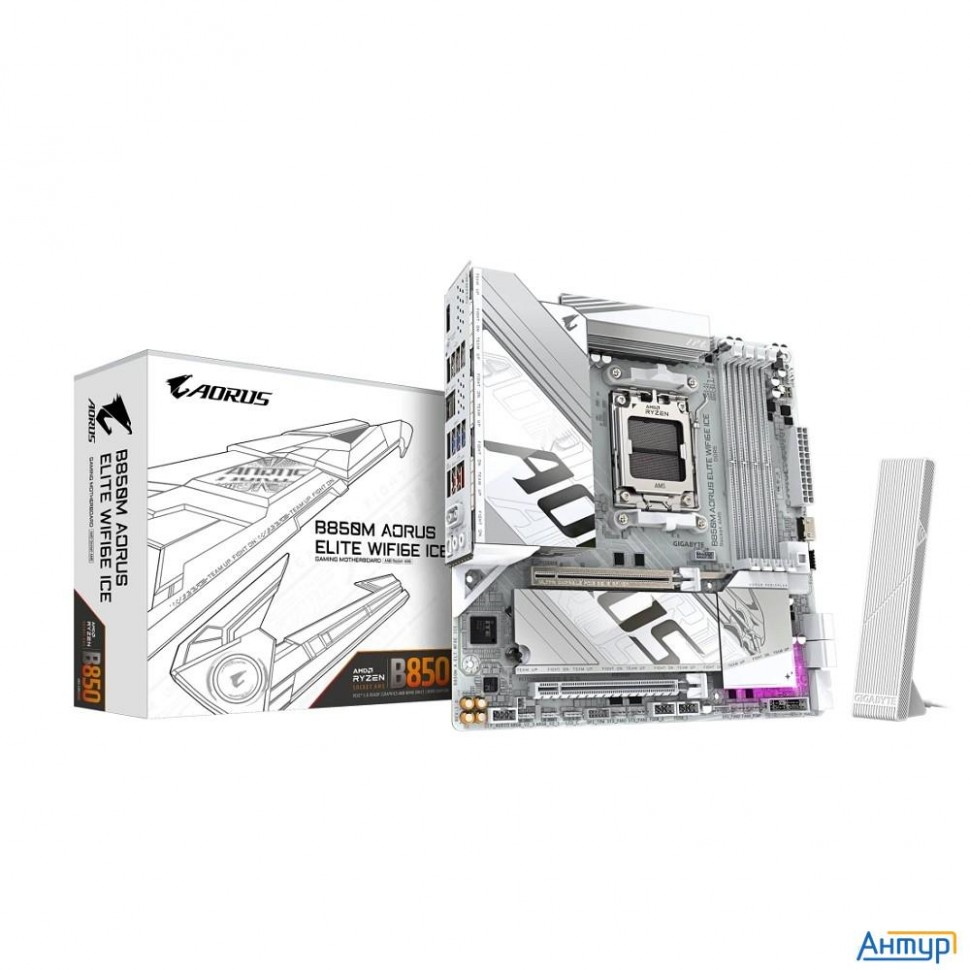 Материнская плата Gigabyte B850m Aorus Elite Wifi6e Ice, Rtl