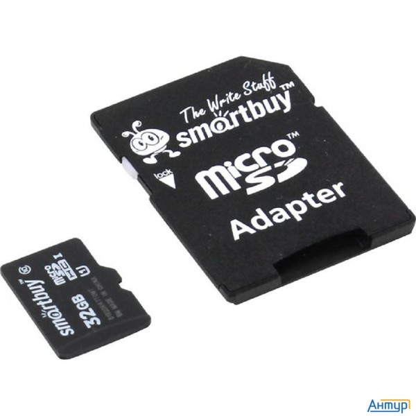 Micro Securedigital 32gb Smart Buy Sb32gbsdcl10-01 {micro Sdhc Class 10, Sd Adapter}