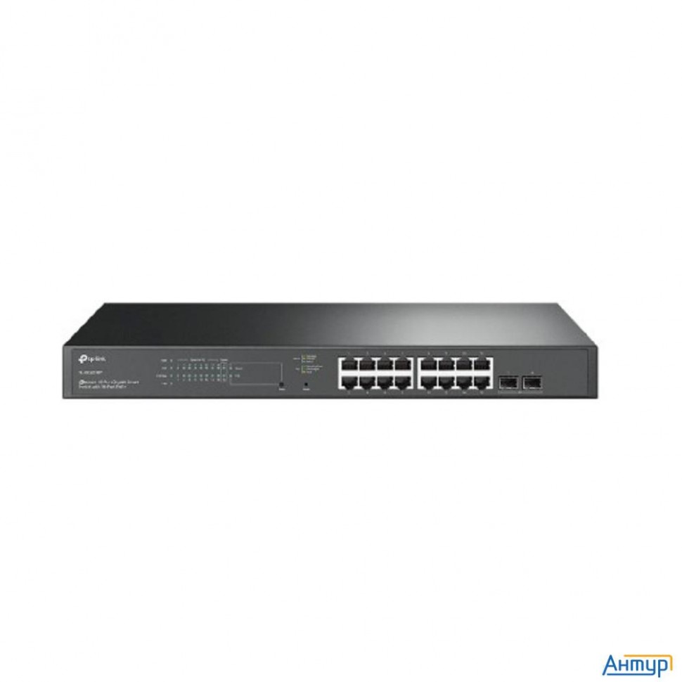 Tp-link Sg2218p Коммутатор Jetstream Smart с 16 гигабитными портами Poe+ и 2 гигабитными портами Sfp