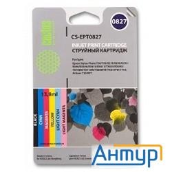 Ept0827 Cactus Картридж струйный Cs-ept0827 многоцветный для Epson Stylus Photo R270/290/rx59