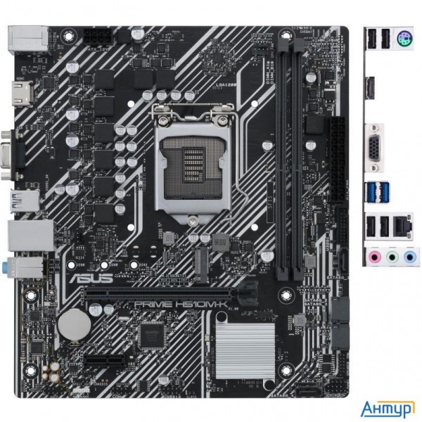 Материнская плата Asus Prime H510m-k Soc-1200 Intel H510 2xddr4 Matx Ac`97 8ch(7.1) Gblan+vga+hdmi