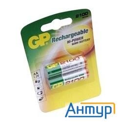 Gp Rechargeable Nimh 210aahc 2100mah Aa (2 шт. в уп-ке)