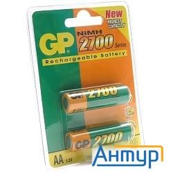 Аккумулятор Gp270aahchp(2cr2+5496/-uc2pet-g) Aa 2700mah (2 шт. в уп-ке)