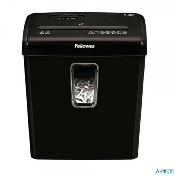 Fellowes Шредер Powershred P-30c, Din P-4, 4х34 мм, 6 лст., 15 лтр.