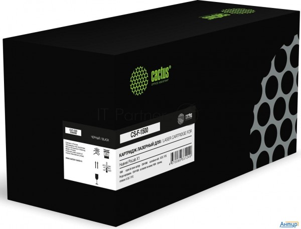 Картридж лазерный Cactus Cs-f-1500 55080066 черный (1500стр.) для Huawei Pixlab X1