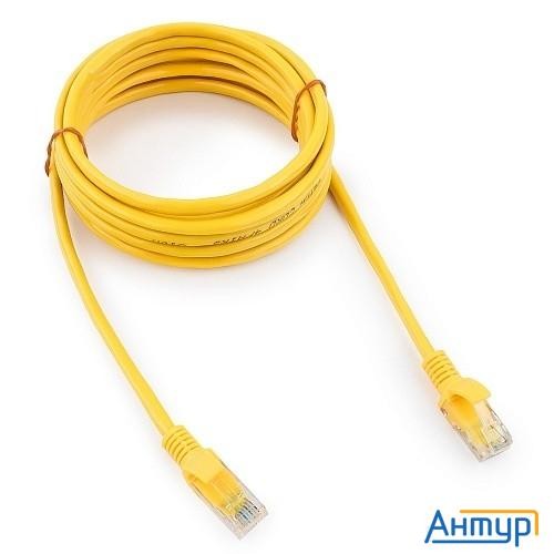 Cablexpert Патч-корд медный Utp Pp10-3m/y кат.5, 3м, литой, многожильный (желтый)