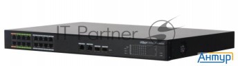 Коммутатор Dh-lr2218-16et-240 16 портовый Epoe управляемый