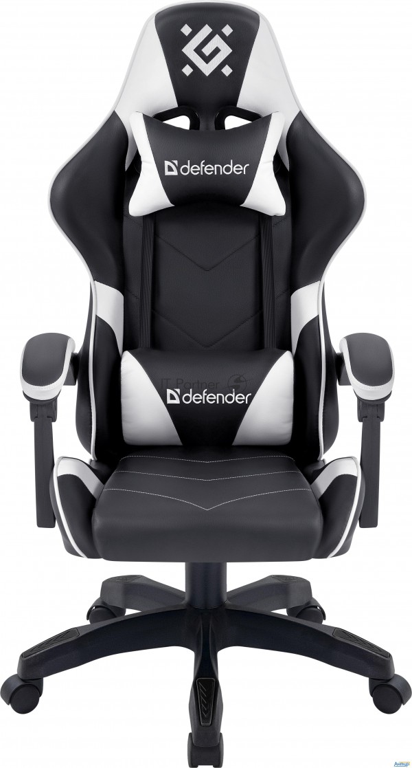 Игровое кресло Companion Черный/белый,класс 3,металл,pu