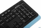 Клавиатура + мышь A4tech Fstyler Fg1035 клав:черный/синий мышь:черный/синий Usb беспроводная Multime