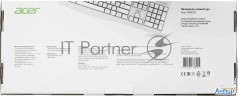 Клавиатура Acer Okw301 белый Usb (zl.kbdcc.01b)