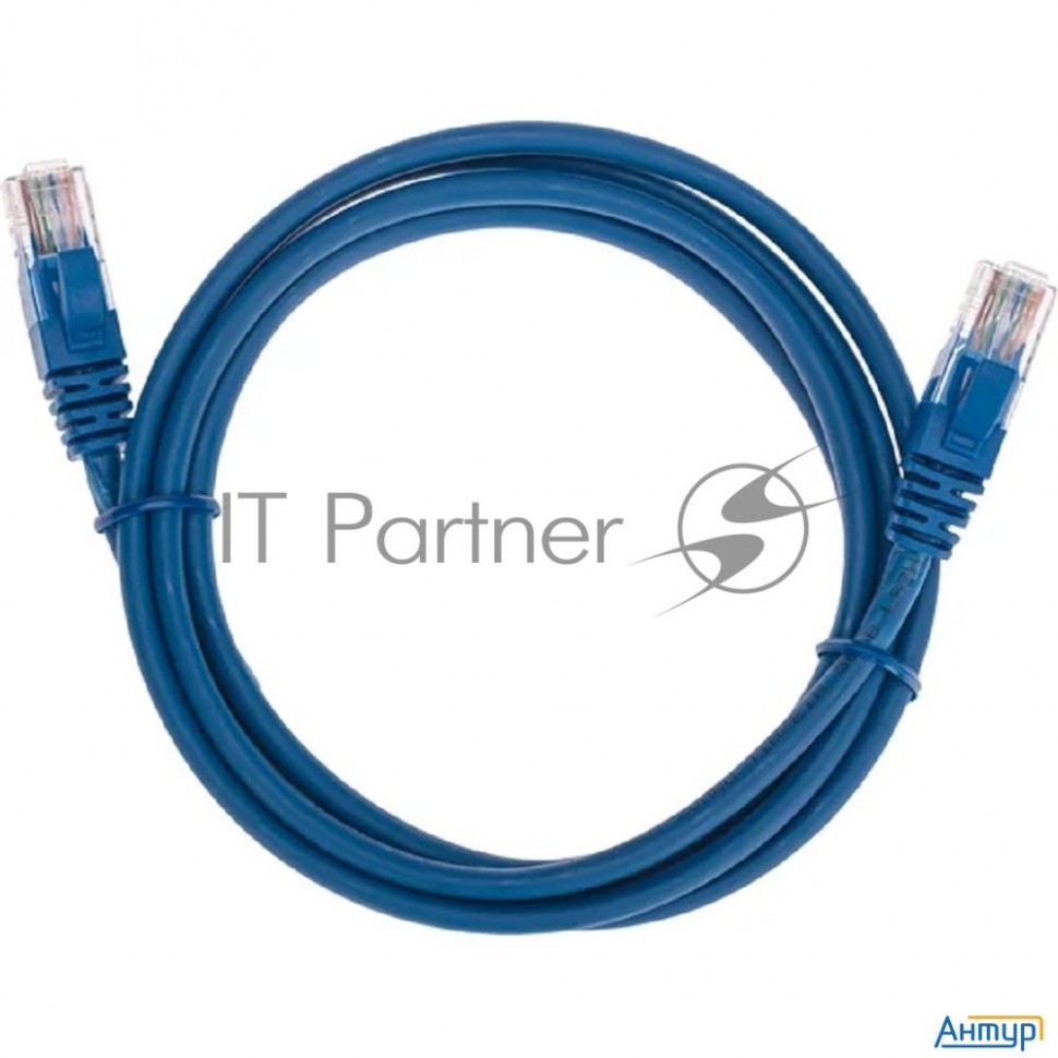 Патч-корд U/utp, Cat 5e, Rj45-rj45, 26awg, Zh нг(А)-hf, синий, 1,5м  Rexant