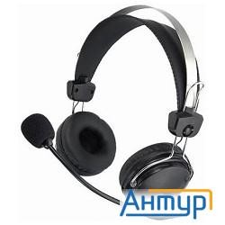 A4tech Hs-7p, Черный {Гарнитура стерео, монитор. типа, закрытые,  рег. громкости с выкл, 20-20000Гц