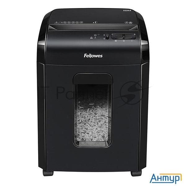 Шредер Fellowes Powershred 10m Fs-4630601{din P-5, 2х15мм, 10лст., 19лтр., Safety Lock}, с микрорезк