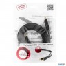 Кабель Hdmi Gembird/cablexpert , 1.8м, V1.4, 19m/19m, плоский кабель, черный, позол.разъемы, экран(c