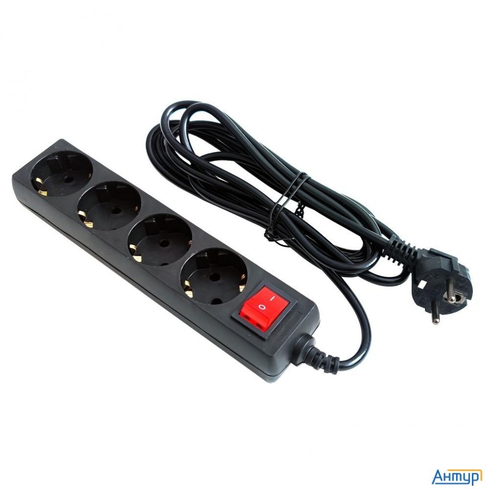 5bites Sp4b-250 Сетевой фильтр 4s / 3*0.75mm2 / 5m / Black