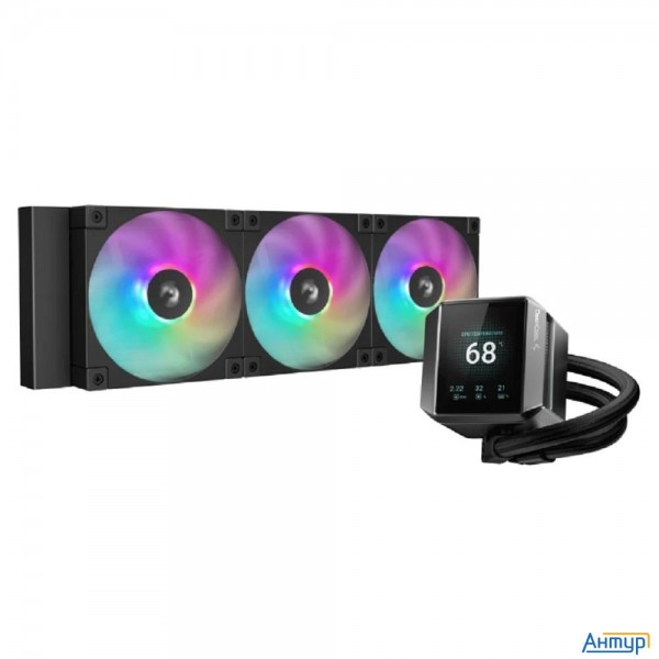 Кулер с водяным охлаждением Deepcool Mystique 360 Argb Soc-am5/am4/1200/1700/1851 черный (r-lx750-bk