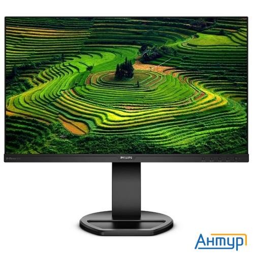 Lcd Philips 23.8" 241b8qjeb (00/01) черный {ips 1920x1080 5 Ms, 178°/178° 250cd 10m:1, D-sub Dvi Hdm