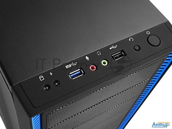 Корпус Deepcool Tesseract Bf (one Black Fan) без БП, черный, Atx