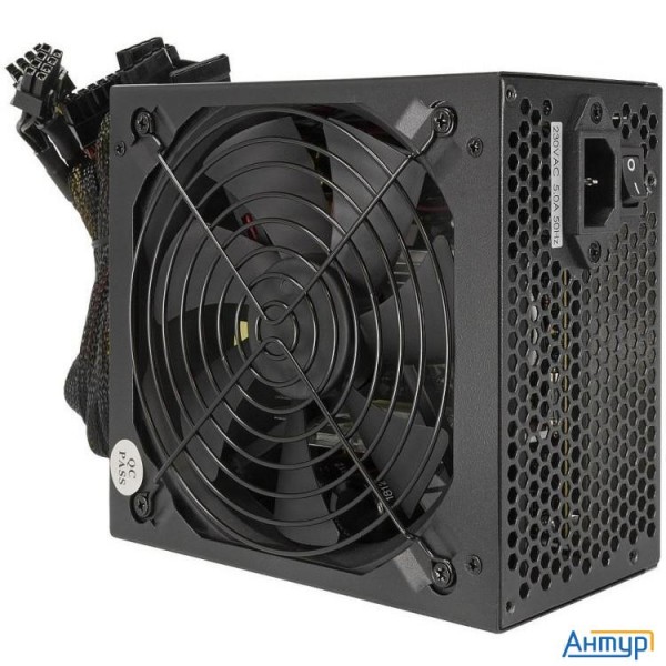 Crown Блок питания Cm-ps500w Pro (atx, 500w, 80 Plus Silver 89%, Apfc 20+4in 500mm, длина корпуса 14