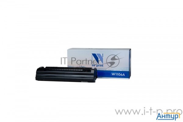 Nv Print  W1106a  Тонер-картридж для Hp 107a/107w/135w/135a/ (1000k) с чипом