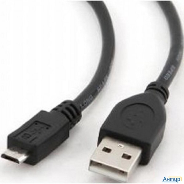 Cablexpert Кабель Usb 2.0 Pro Am/microbm 5p, 3м, экран, черный (ccp-musb2-ambm-10 )