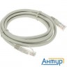 Cablexpert Патч-корд медный Utp Pp10-2m кат.5, 2м, литой, многожильный (серый)