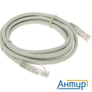 Cablexpert Патч-корд медный Utp Pp10-2m кат.5, 2м, литой, многожильный (серый)