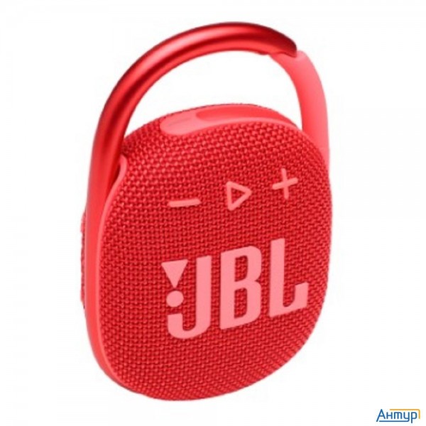 Динамик Jbl Портативная акустическая система  Jbl Clip 4, красная