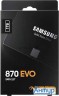 Накопитель Ssd 2.5" Samsung 1.0tb 870 Evo Series <mz-77e1t0bw> (sata3, Up To 560/530mbs, 98000 Iops,