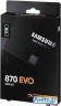 Накопитель Ssd 2.5" Samsung 1.0tb 870 Evo Series <mz-77e1t0bw> (sata3, Up To 560/530mbs, 98000 Iops,