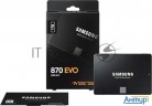 Накопитель Ssd 2.5" Samsung 1.0tb 870 Evo Series <mz-77e1t0bw> (sata3, Up To 560/530mbs, 98000 Iops,