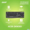 Клавиатура Acer Okw301 черный Usb (zl.kbdcc.01a)