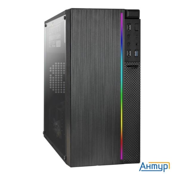 Exegate Ex296070rus Корпус Minitower Exegate Mevo-9301-evo800 (matx, БП Evo800rgb с вент. 12см, с ок