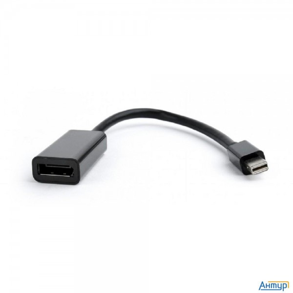 Cablexpert Переходник Minidisplayport - Displayport, 20m/20f, длина 16см, черный (a-mdpm-dpf-001)
