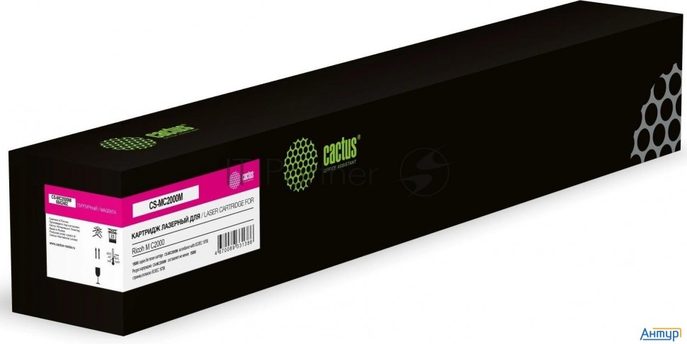 Картридж лазерный Cactus Cs-mc2000m 8842452 пурпурный (15000стр.) для Ricoh M C2000