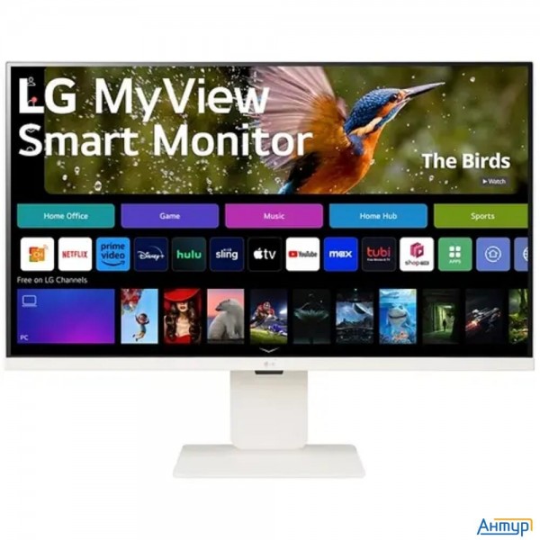 Lcd Lg 31.5" 32sr83u-w Smart Monitor {ips 3840x2160 60hz 400cd 16:9 5ms 178/178 2x5w Usb-c 2xhdmi Us