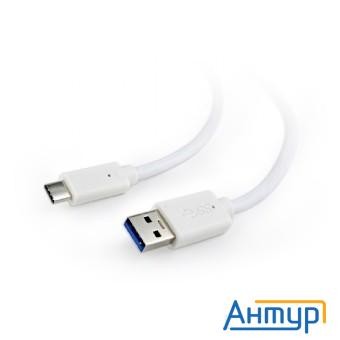Cablexpert Кабель Usb3.0 Am/usb Type-c, 1.8м, белый, пакет (ccp-usb3-amcm-6-w)