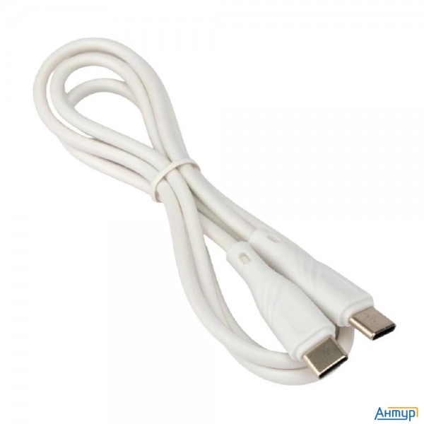 Cablexpert Кабель Usb2.0 Type-c/type-c, 3А, 60Вт, Pd/qc3.0, медь, Mobile1, 1м, белый, коробка (ccb-u