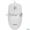 Мышь Acer Omw300 белый оптическая (1200dpi) Usb (3but)